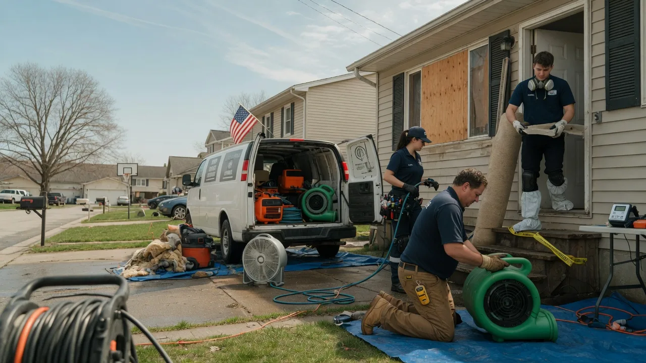 Water Damage Restoration in Oaktown, IN near me